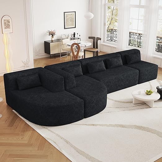 Modular Sectional Sofa with Chaise Lounge