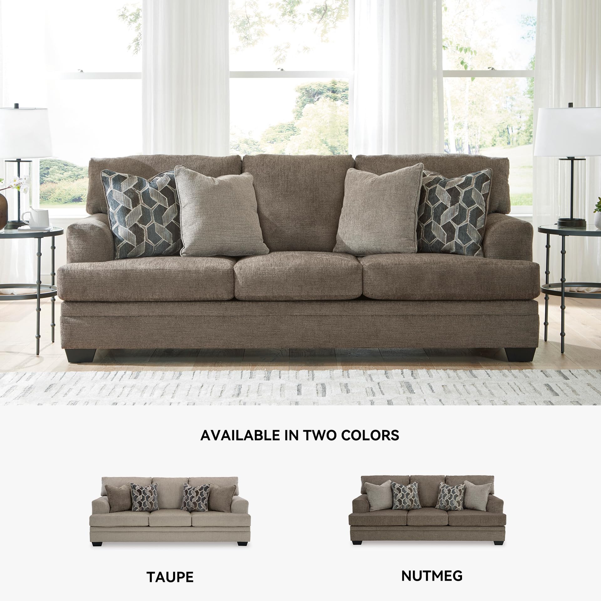 Stonemeade Casual Sofa with 4 Toss Pillows