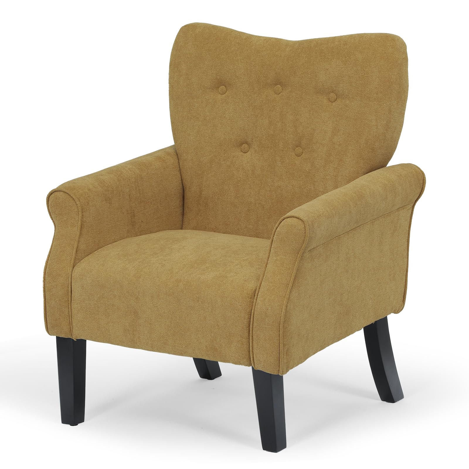 Mid Century Accent Chair with High Back