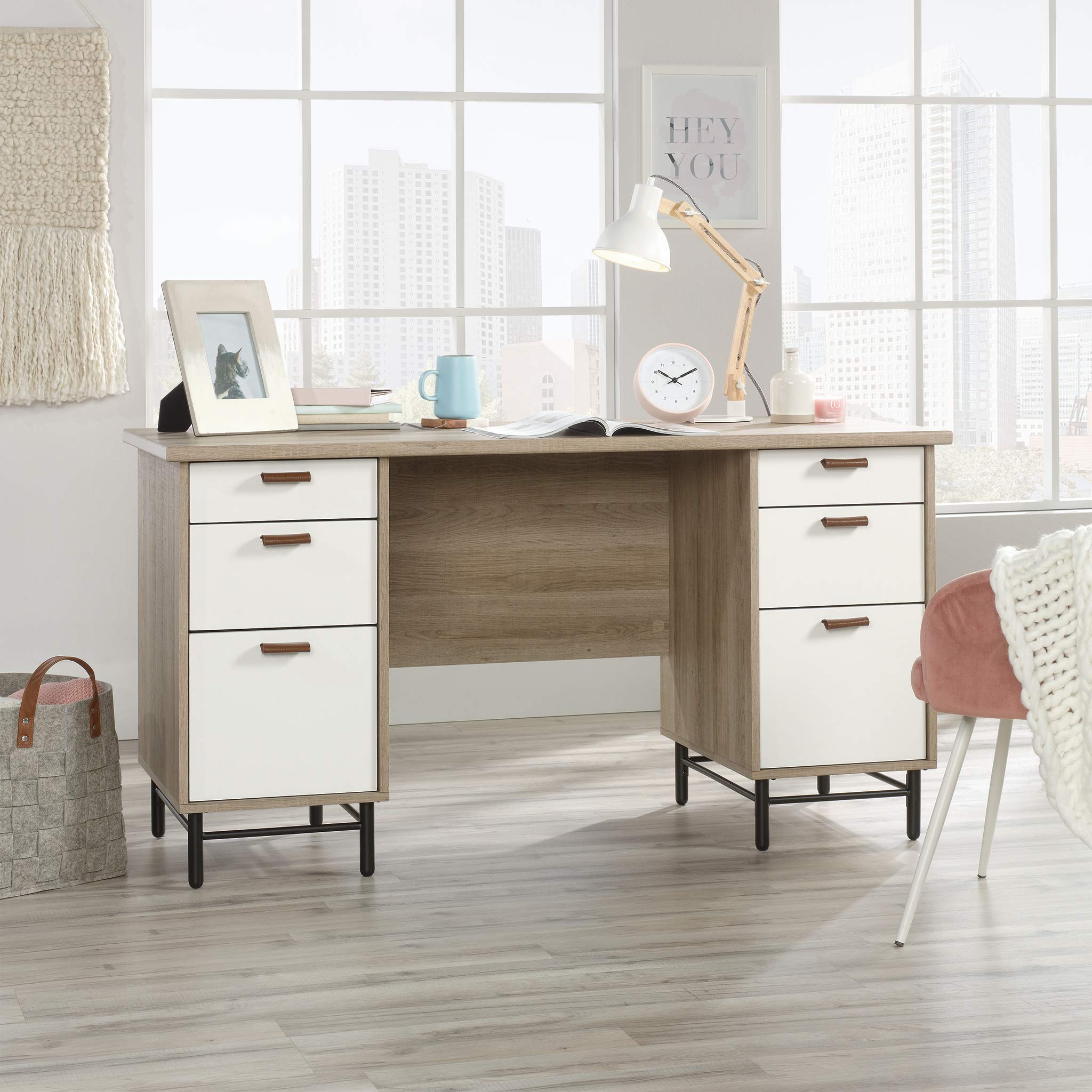 Executive Desk with Storage Drawers