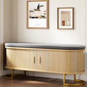 47.2" Entryway Storage Bench with Sliding Door