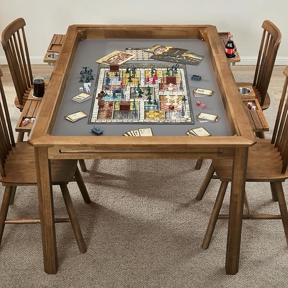 Board Game Table with Removable Top - Seats 4-6 Players