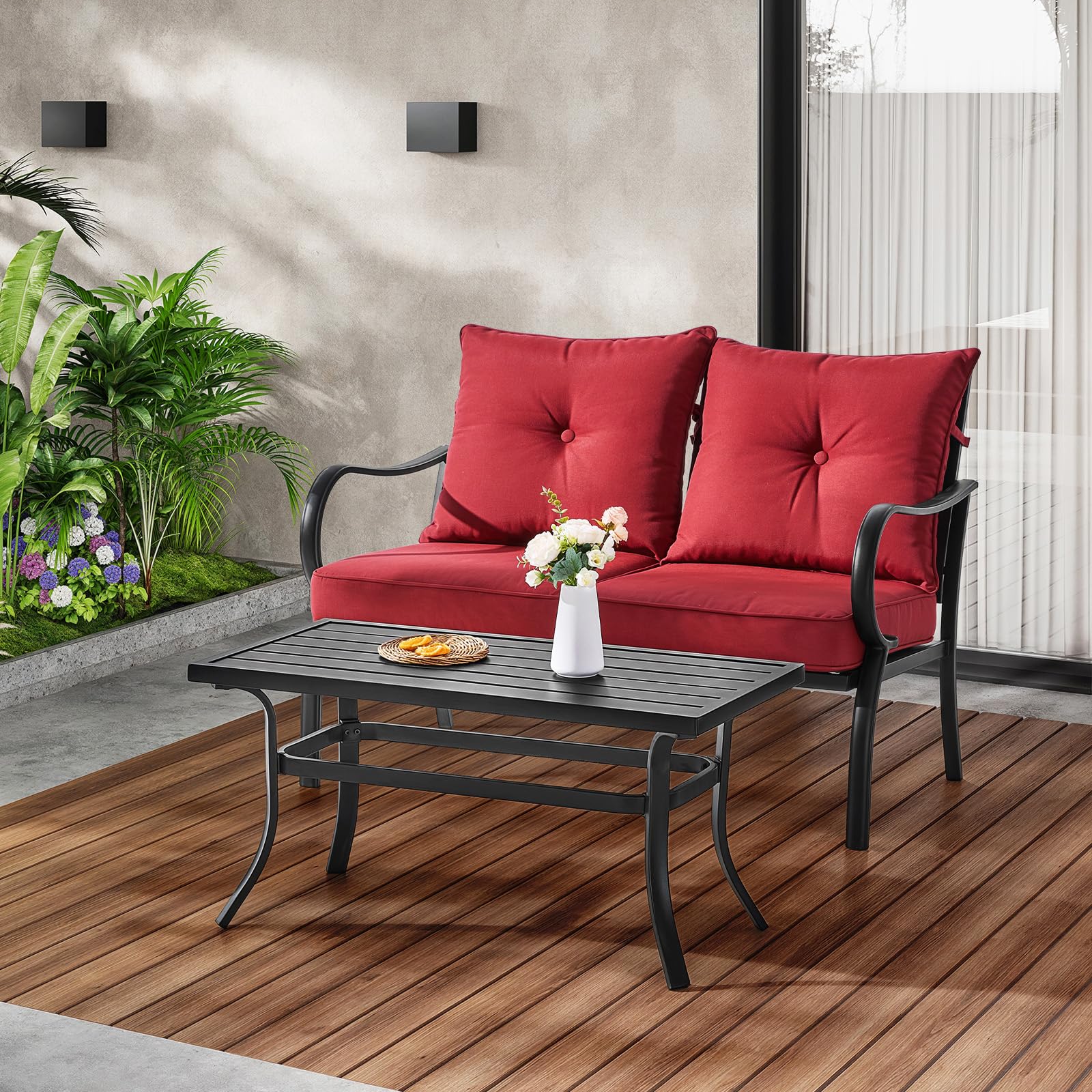 Small Metal Outdoor Coffee Table