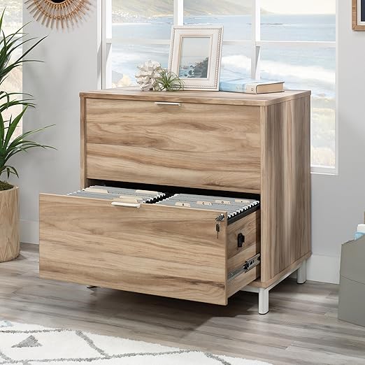Double Drawer Horizontal File Cabinet with Adjustable Hanging Rails