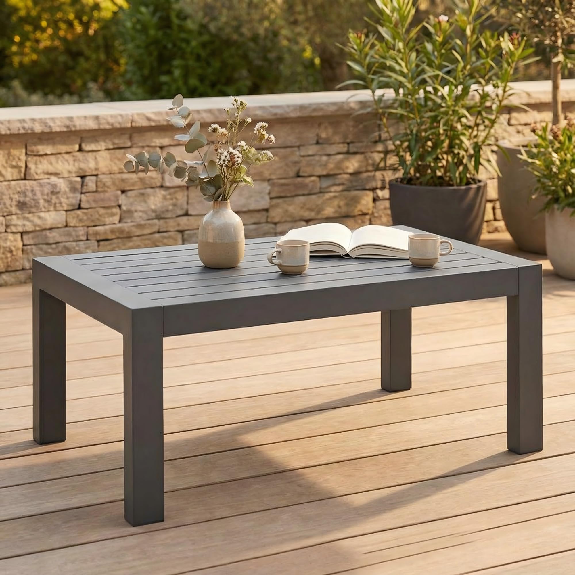 Aluminum Outdoor Coffee Table