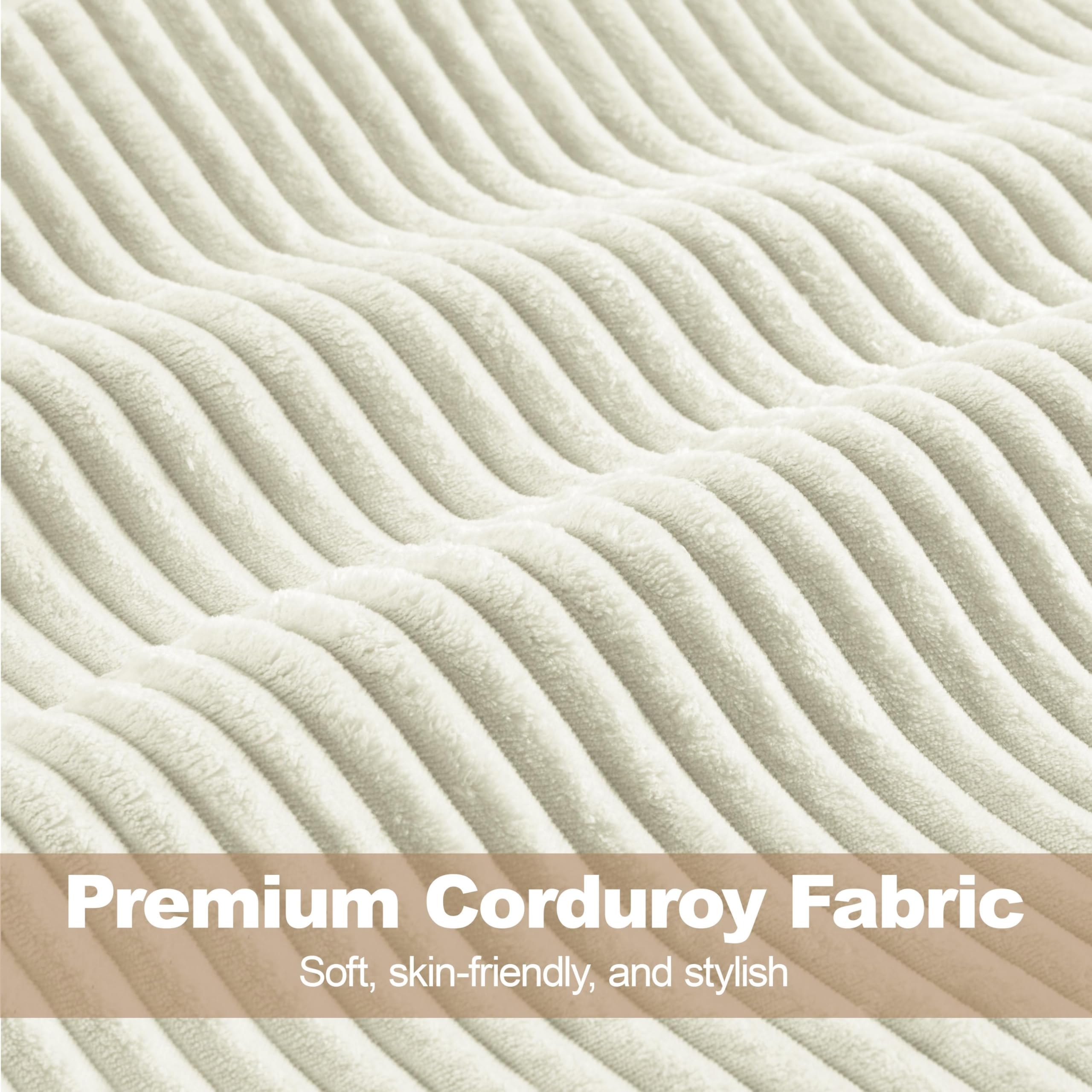 Corduroy Barrel Accent Chair Set of 2