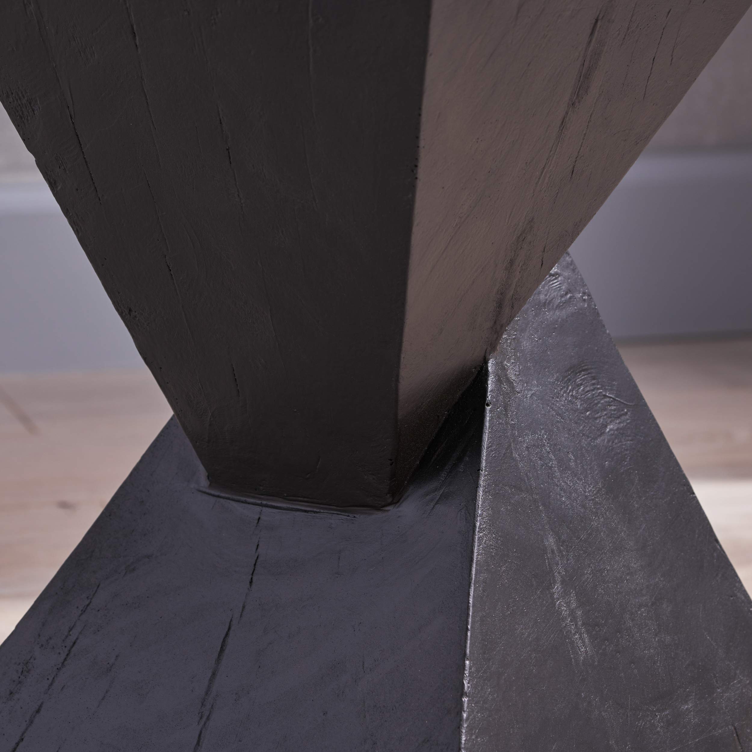 Jerod Lightweight Concrete Accent Table Black