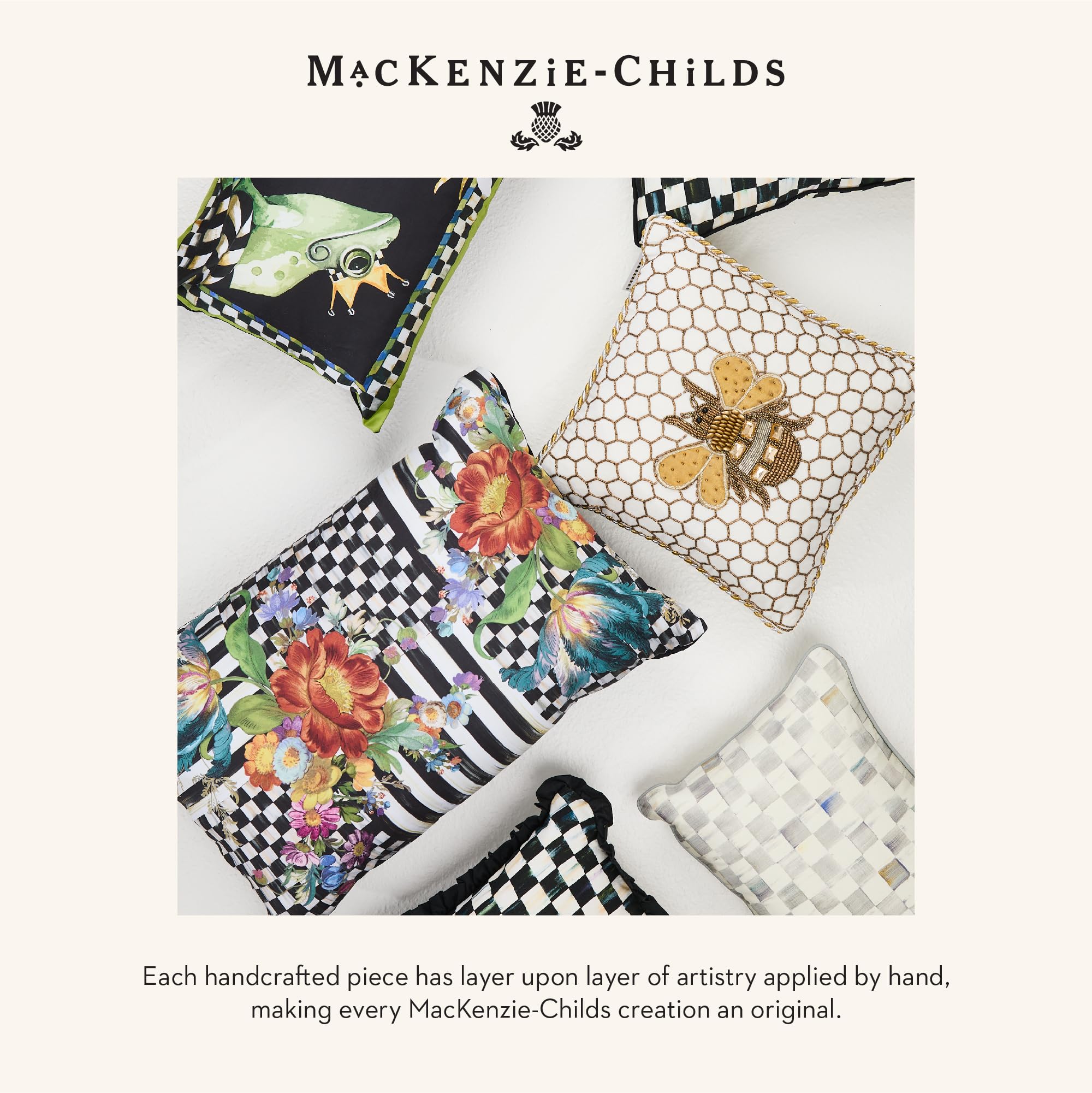 Flower Market Lumbar Throw Pillow 16x24