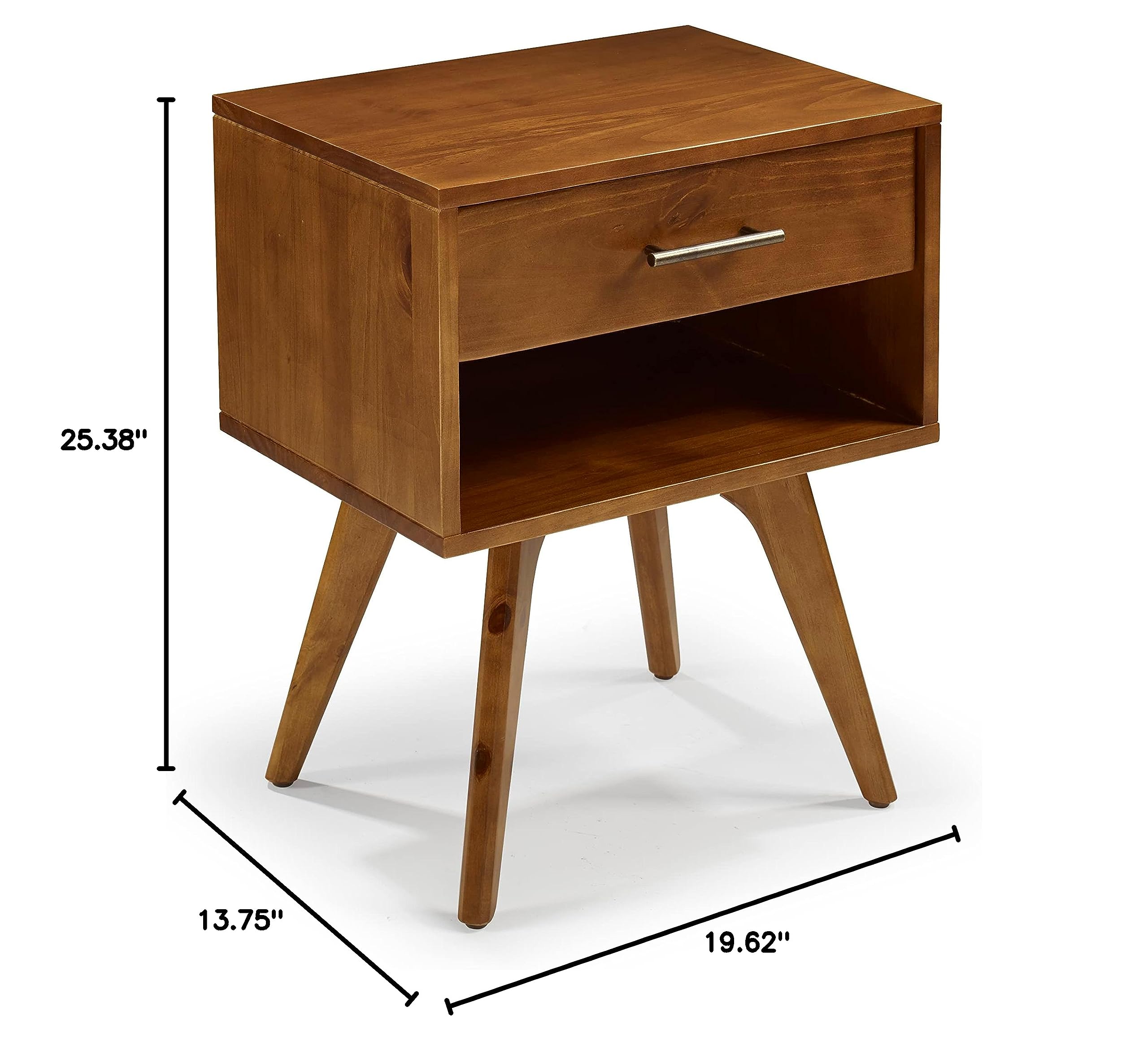 Mid Century Modern One Drawer Nightstand