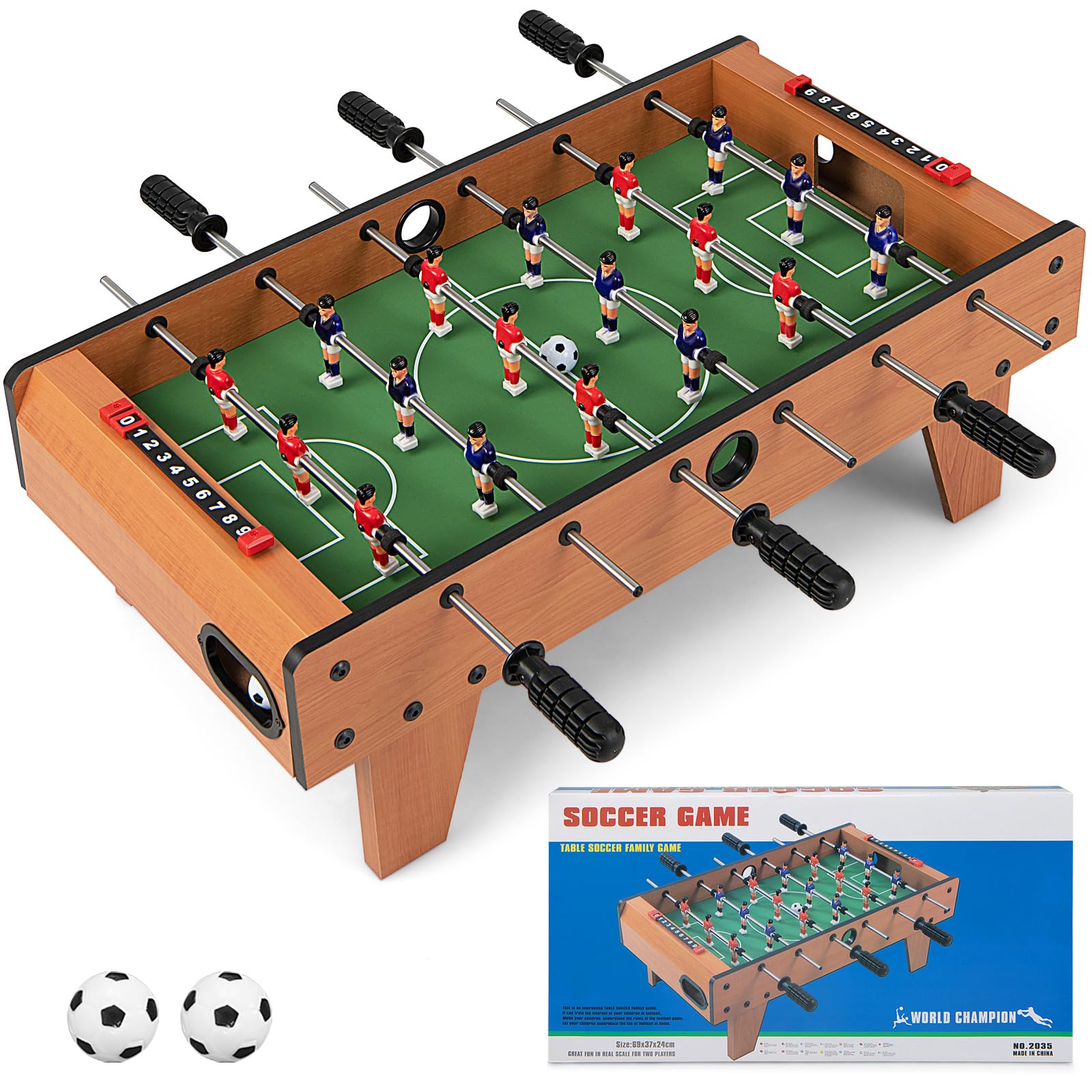 27" Tabletop Foosball Table