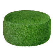 Artificial Grass Inflatable Ottoman with Air Pump