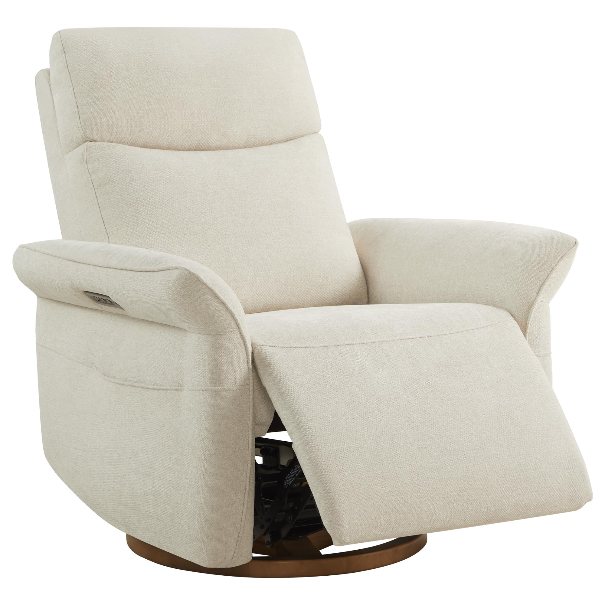 Power Recliner Chair with Triple Motor Swivel Glider