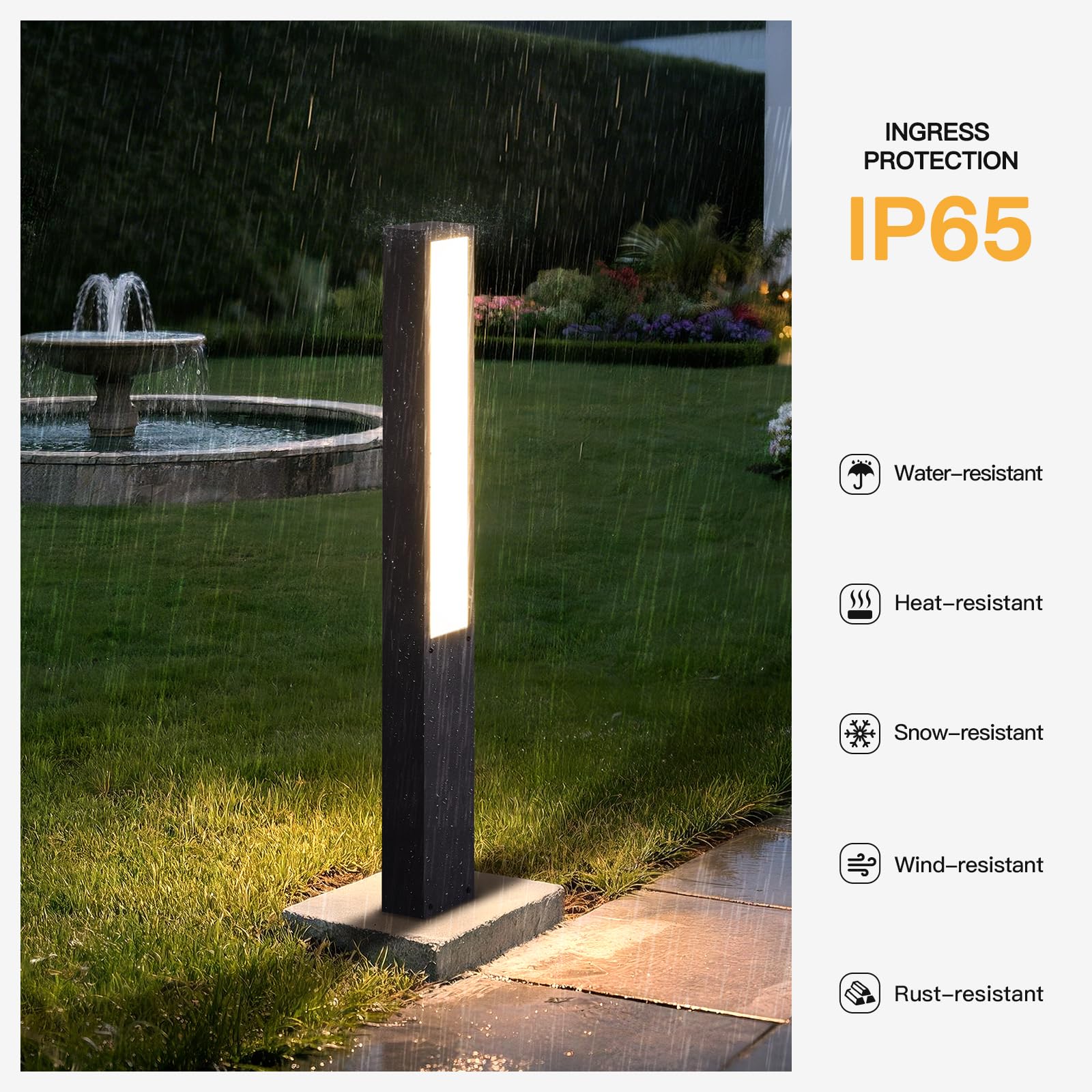 LED Outdoor Pathway Bollard Light