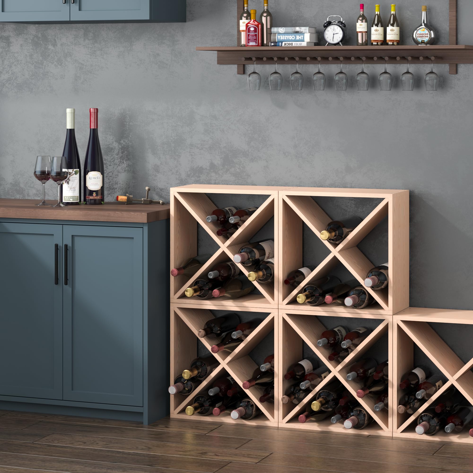 48 Bottle Stackable Wine Rack
