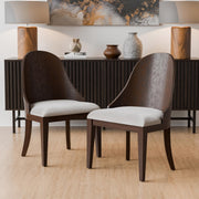 Goddard Modern Upholstered Dining Chairs Set of 2