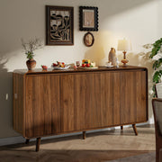 Mid Century Modern Buffet Cabinet with Storage