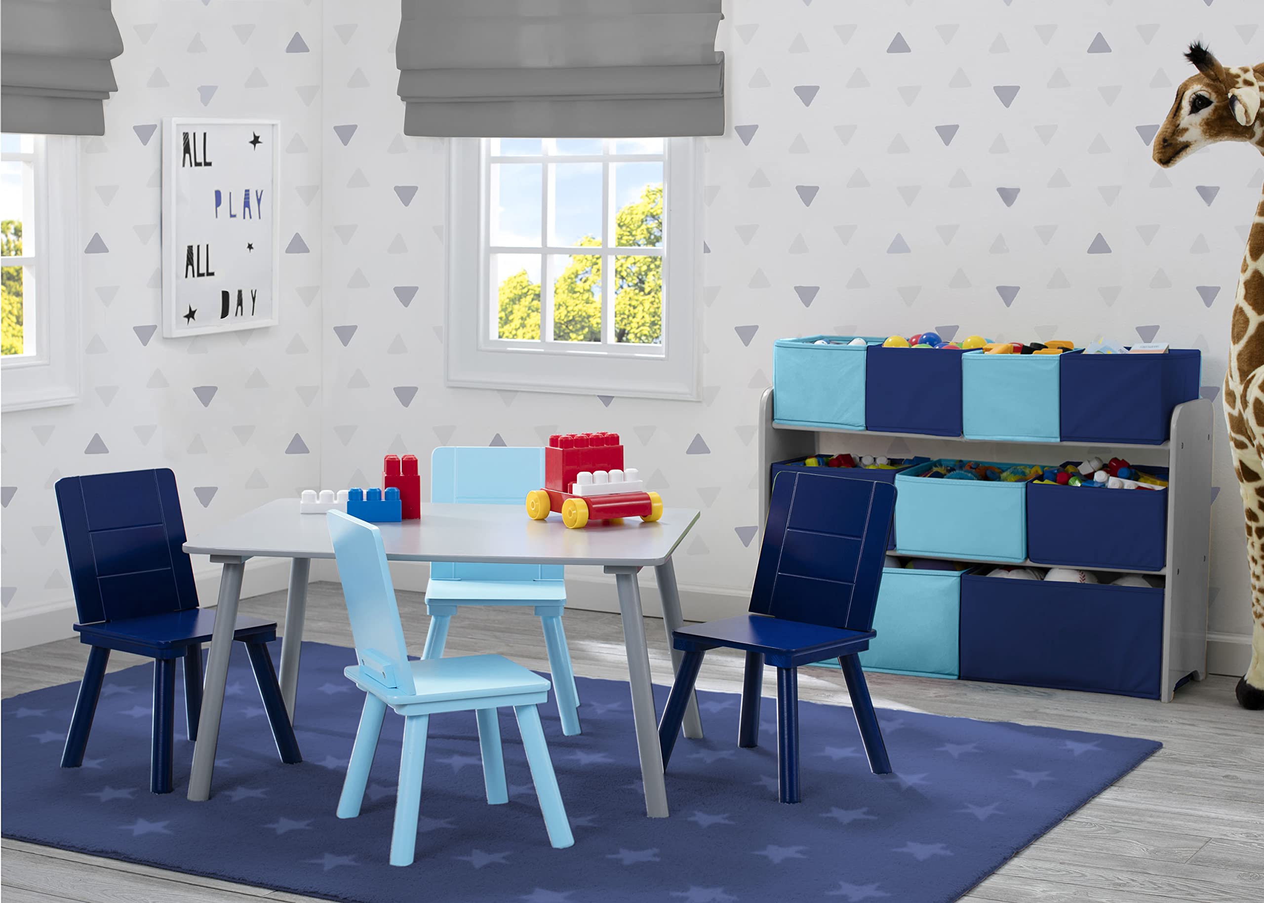 Kids Table and 6 Chairs Set