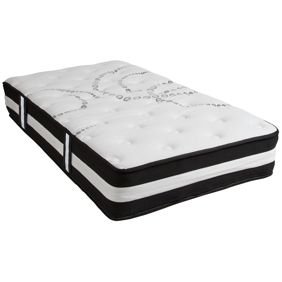 12" Hybrid Pocket Spring Foam Mattress Twin