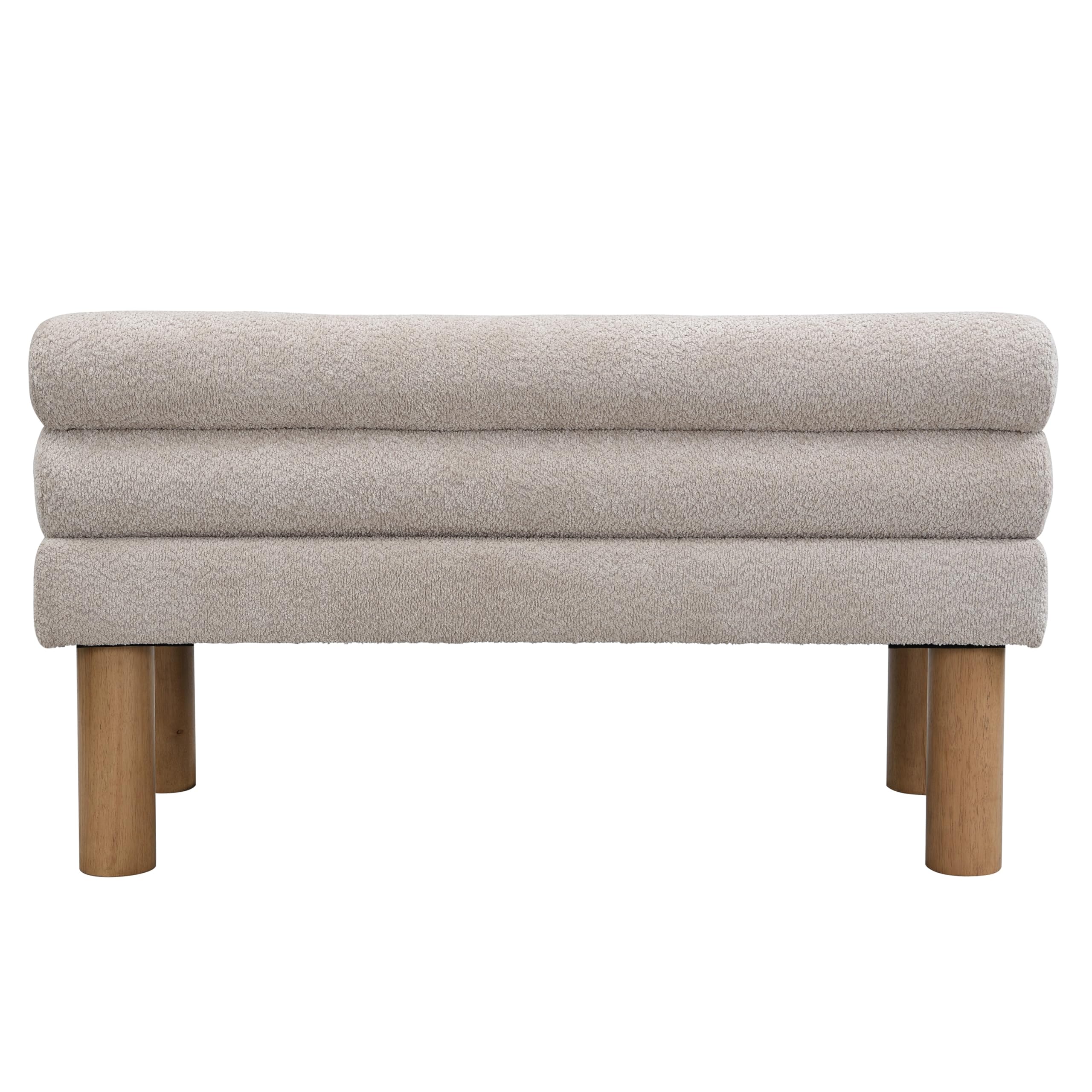Wally Boucle Upholstered Dining Bench