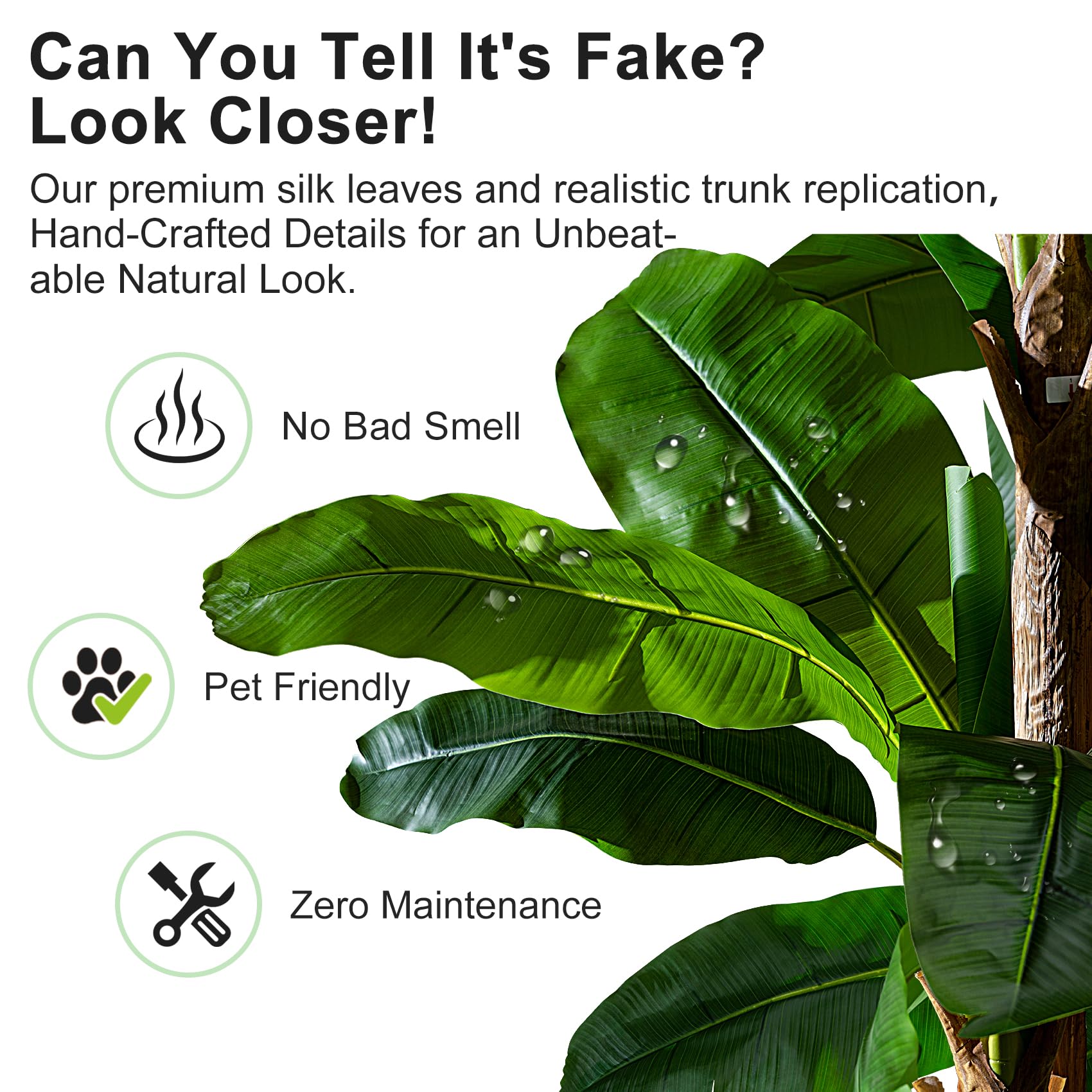9ft Artificial Banana Tree