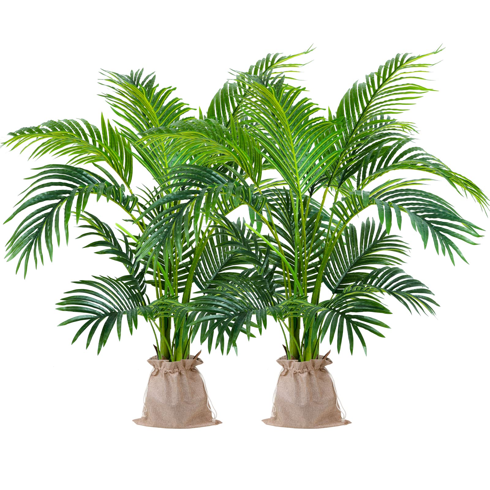 4ft Artificial Areca Palm Plant 2 Pack