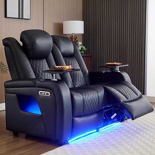 Home Theater Seating with LED Lighting