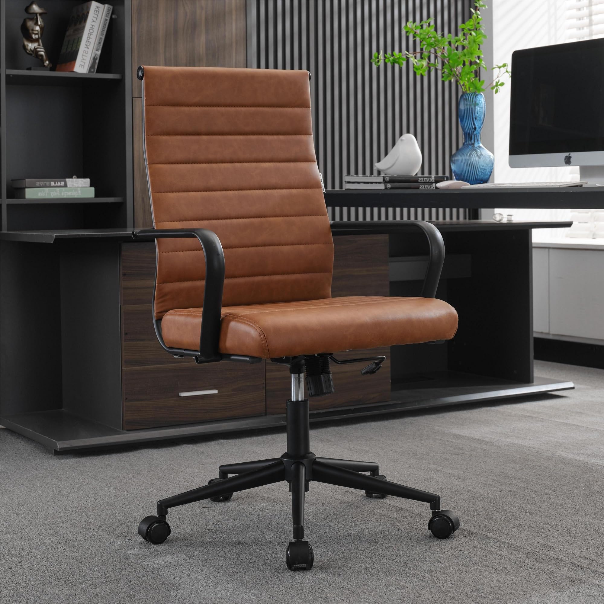 Ergonomic Executive Office Chair with Adjustable Height