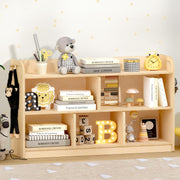 5-Section Montessori Bookshelf for Kids