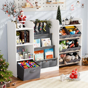 Kids Toy Book Storage Organizer with 7 Bins