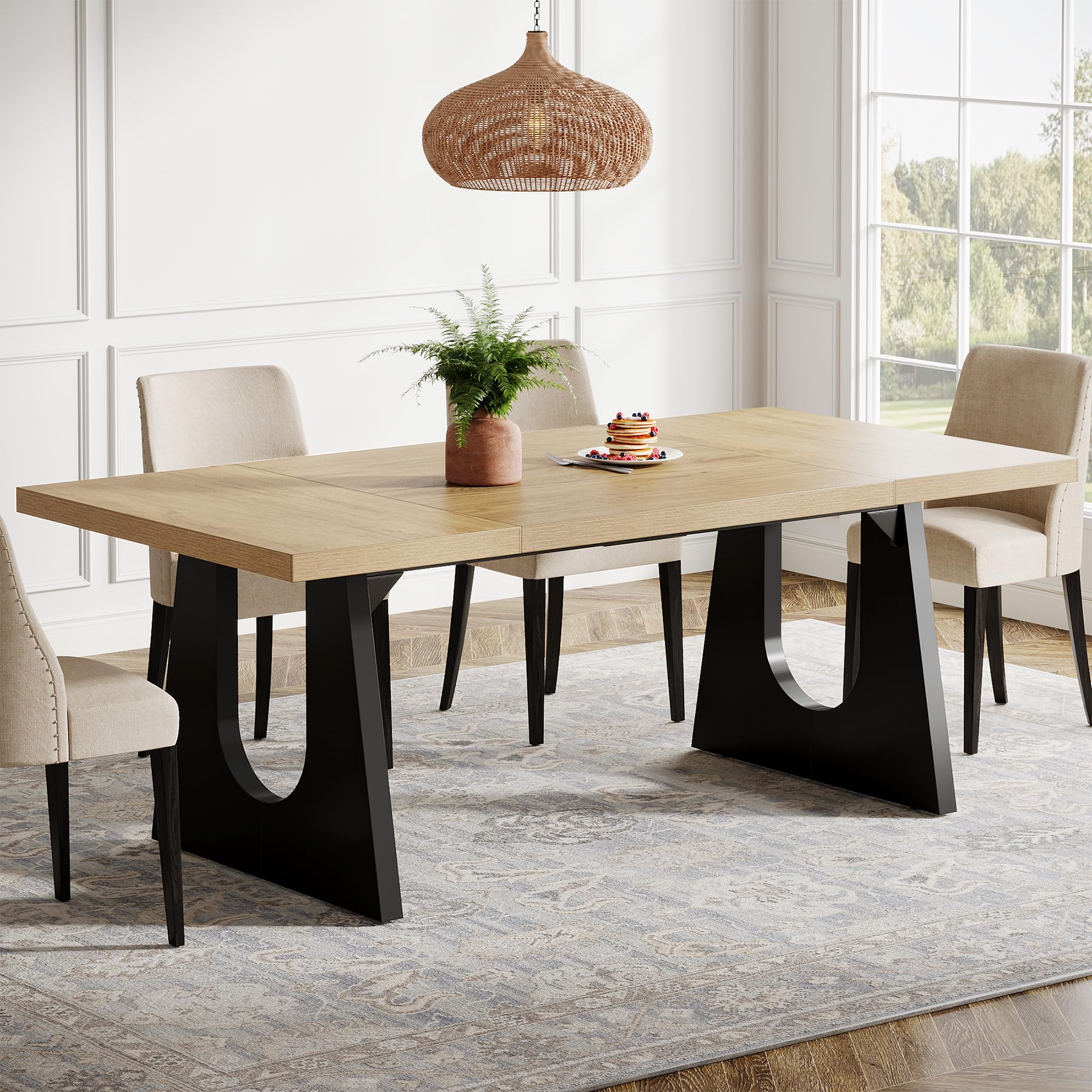 Large Dining Table for 6-8 People