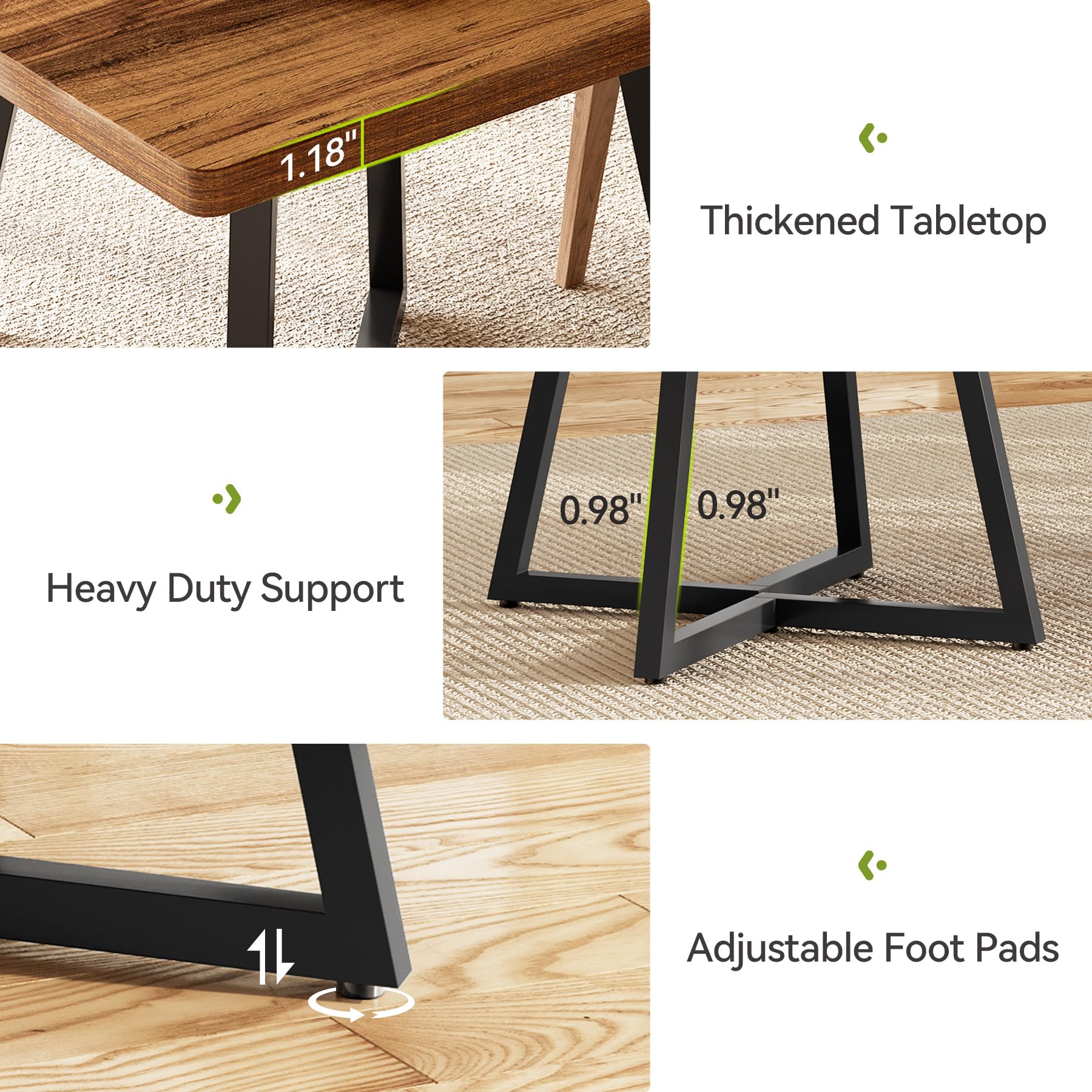 31.5" Square Dining Table