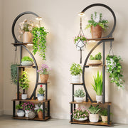 Indoor Plant Stand with Grow Lights