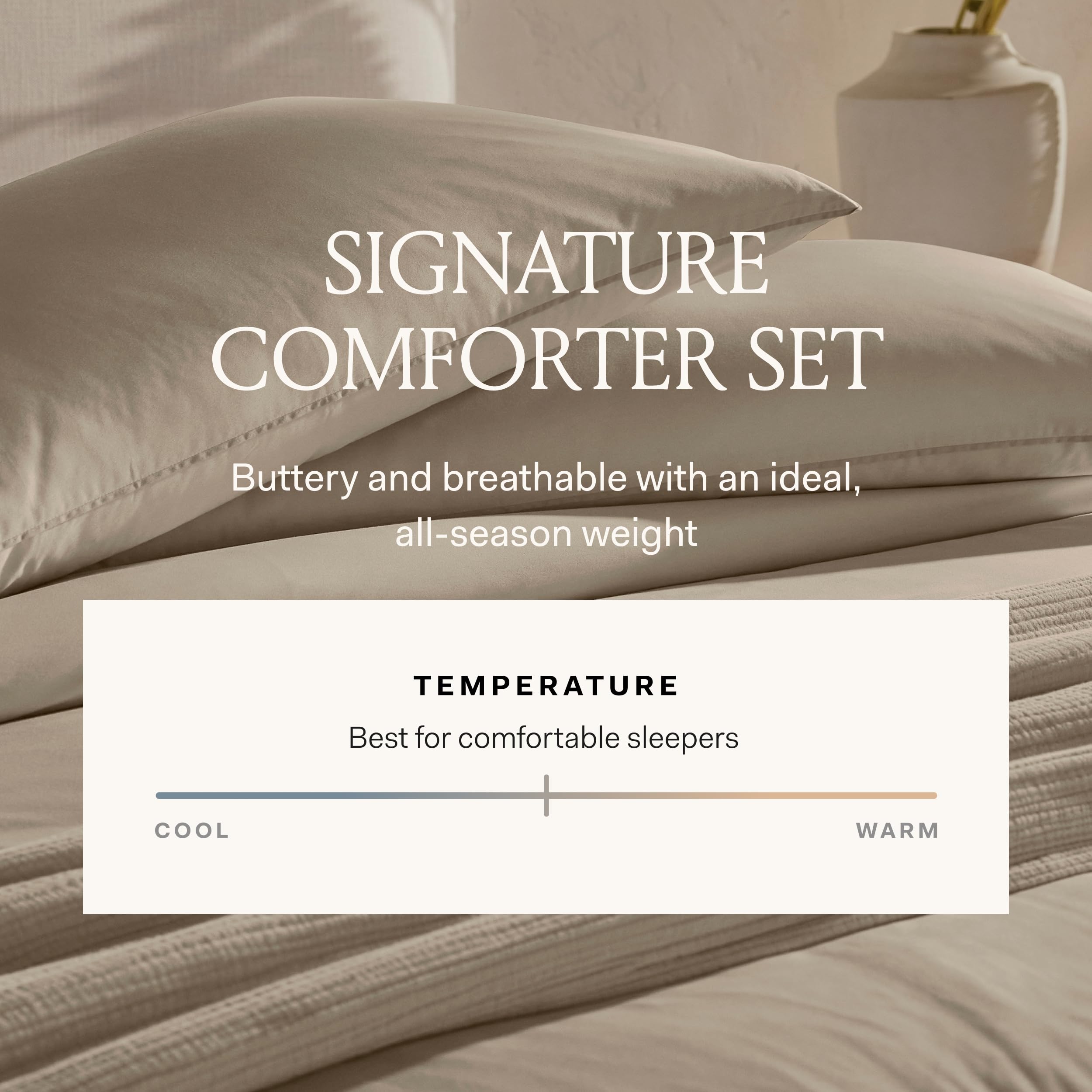 Organic Cotton Comforter Set King 3 Piece