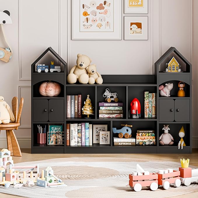 Castle Shape Children's Storage Bookshelf