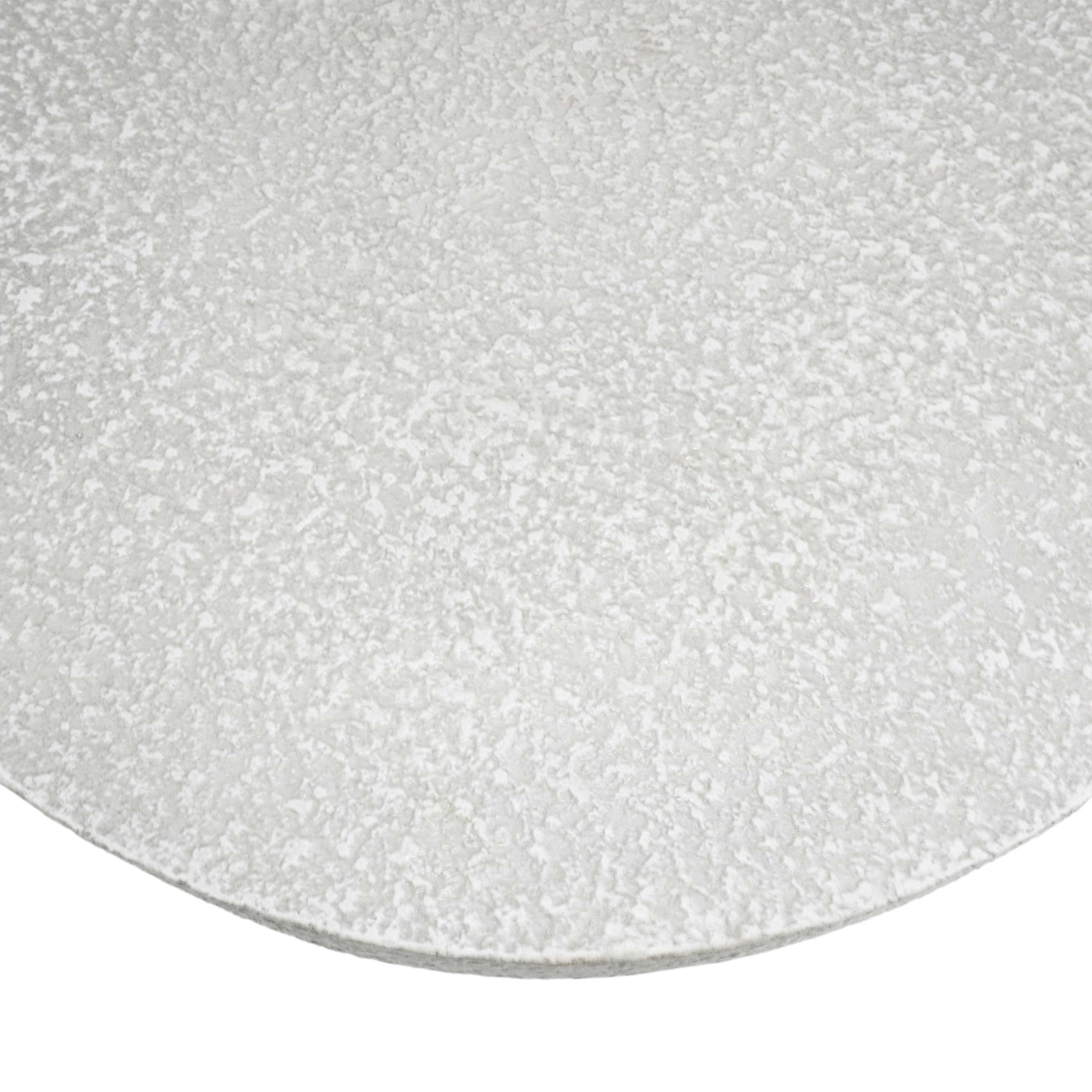 Outdoor Round Side Table - Lightweight Concrete Patio End Table