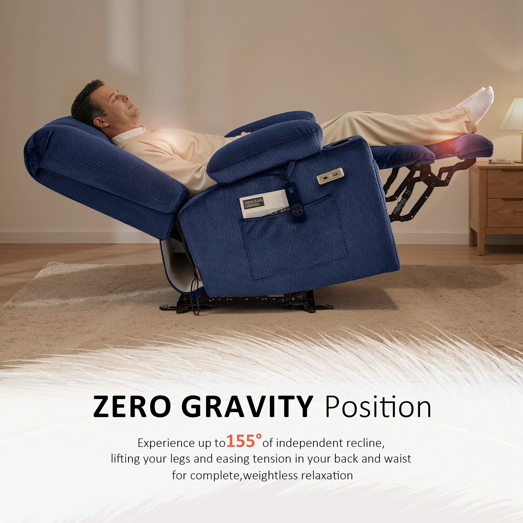 Oversized Zero Gravity Recliner with Massage and Heat