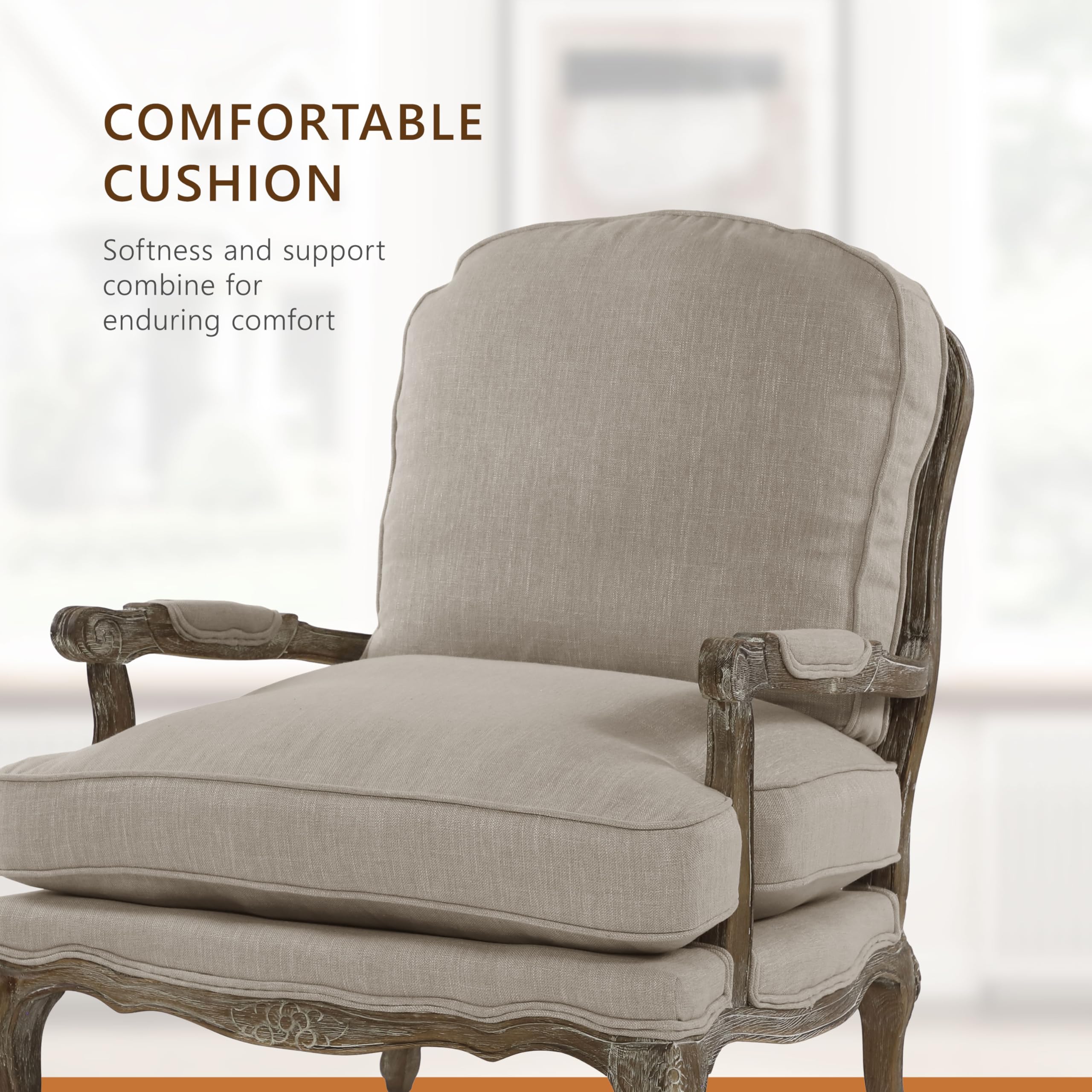 Parlier Show Wood Accent Chair