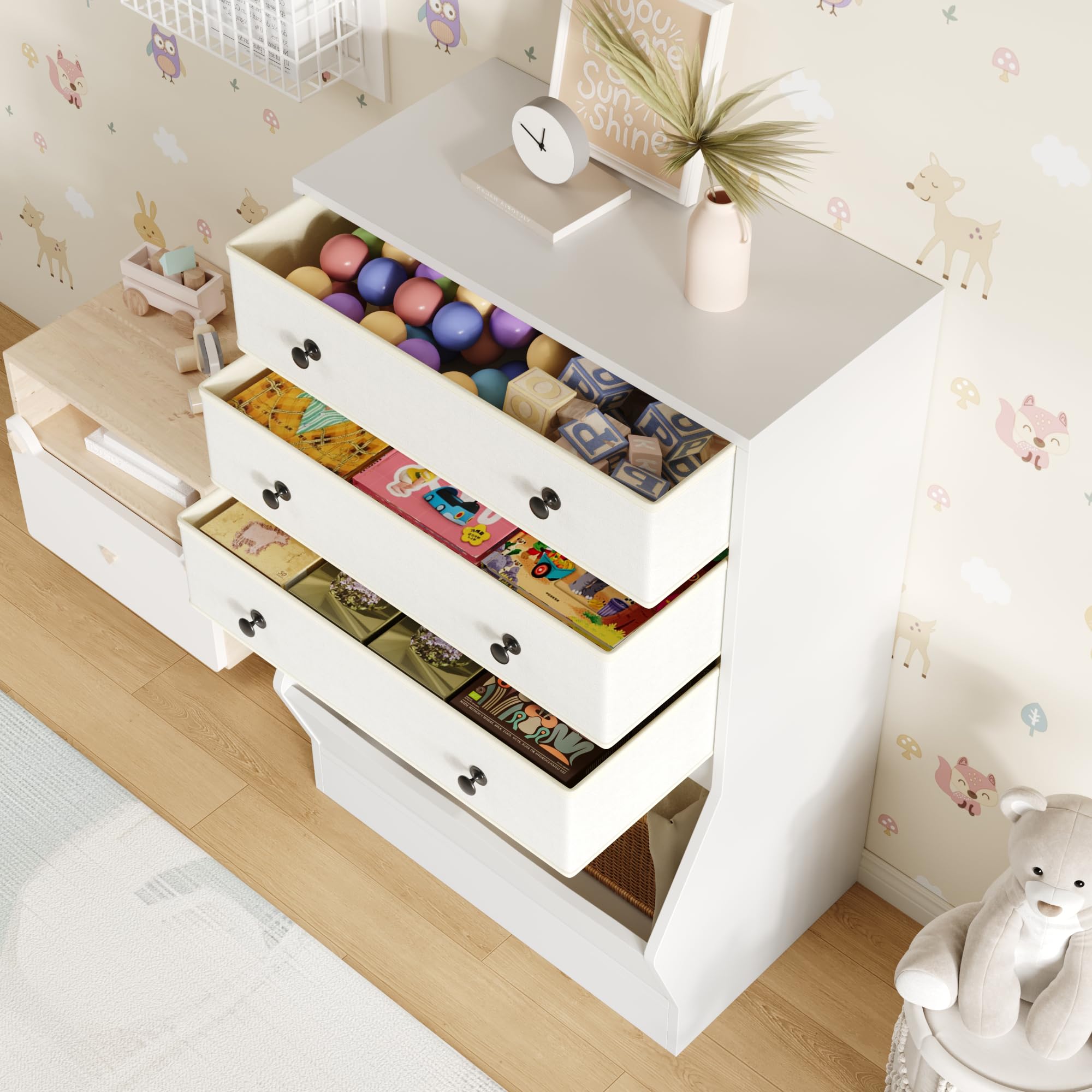Toy Storage Organizer with Open Cube