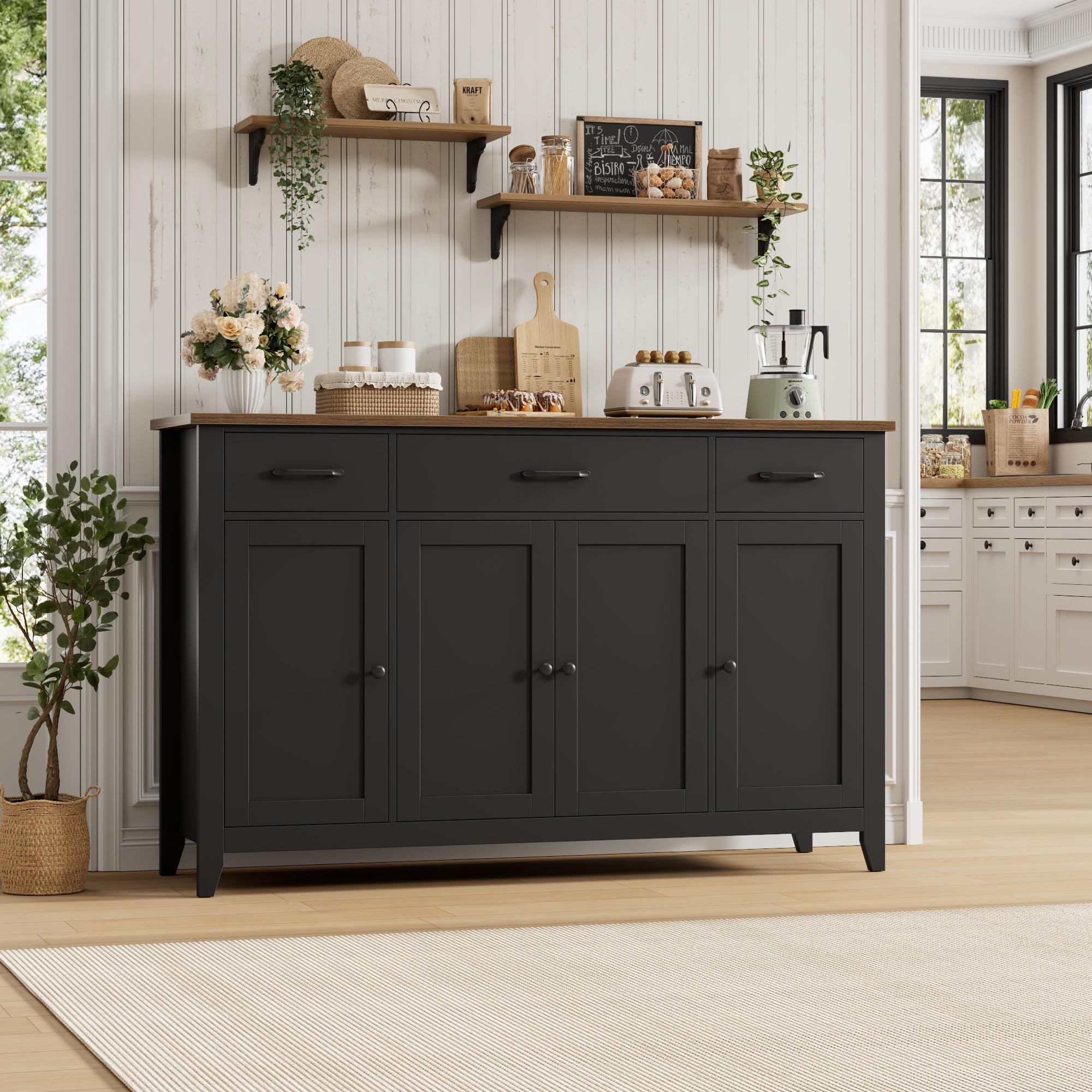 55" Buffet Cabinet with Storage