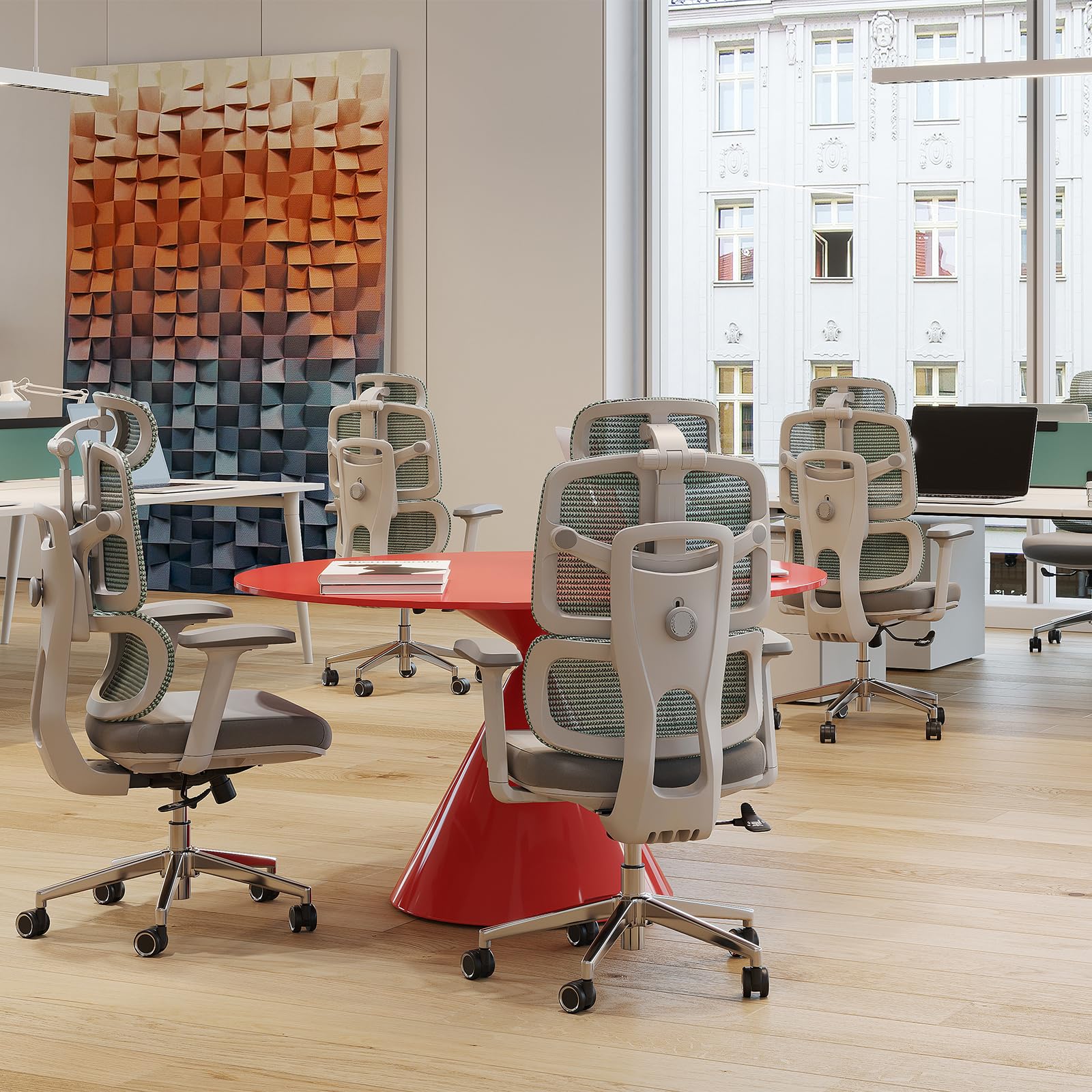 Ergonomic Office Chair 500 LBS Capacity with 3D Armrest