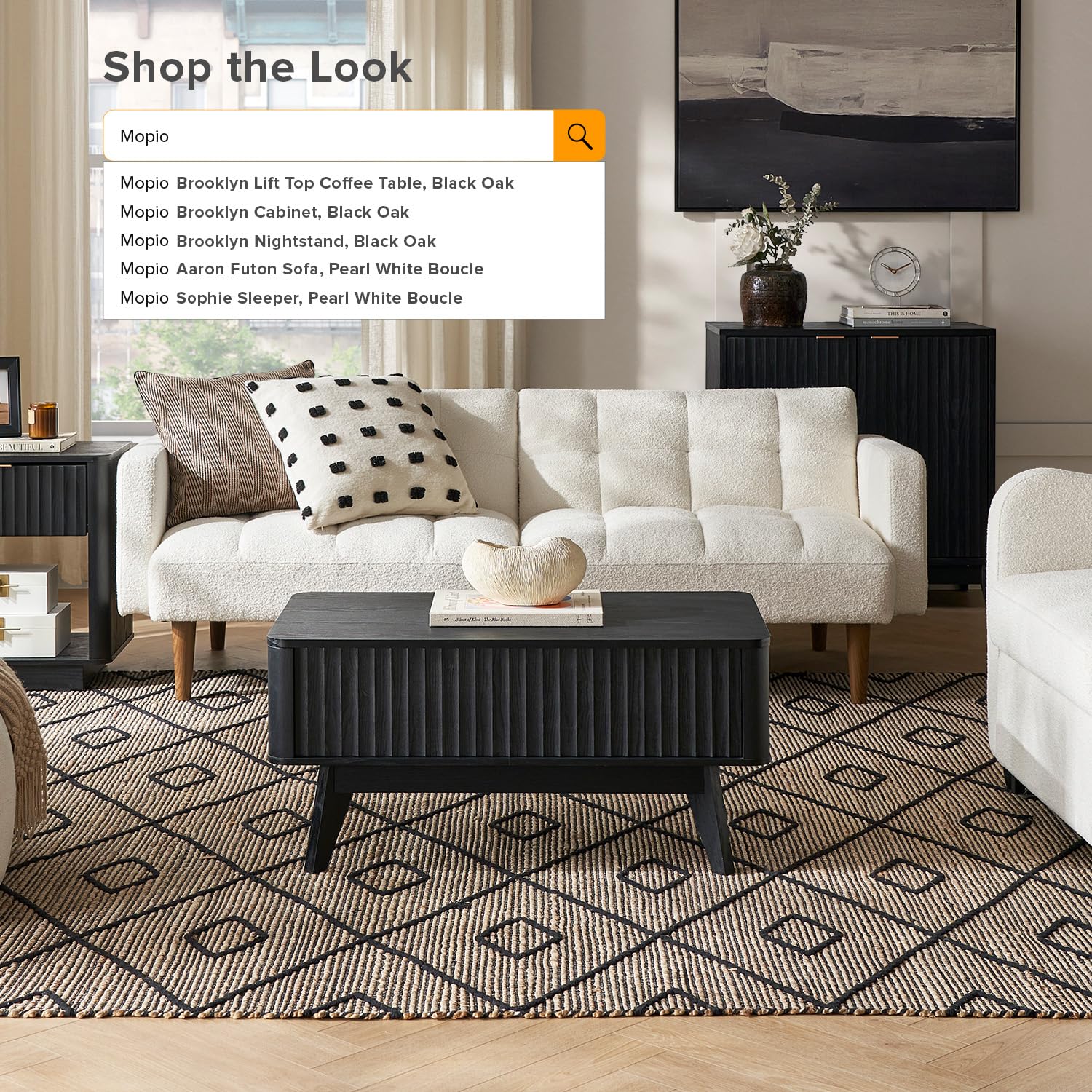 Brooklyn Lift Top Coffee Table with Hidden Storage