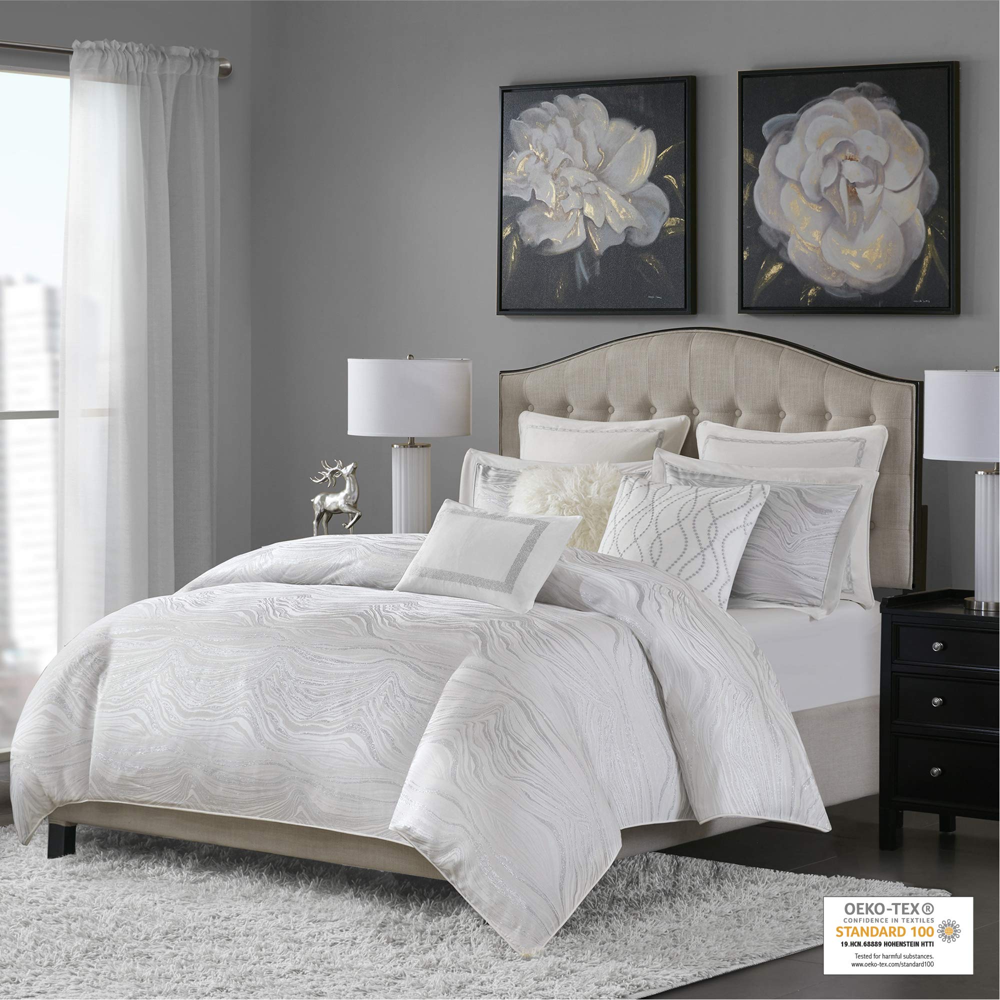 Hollywood Glam Comforter Set King 10 Piece