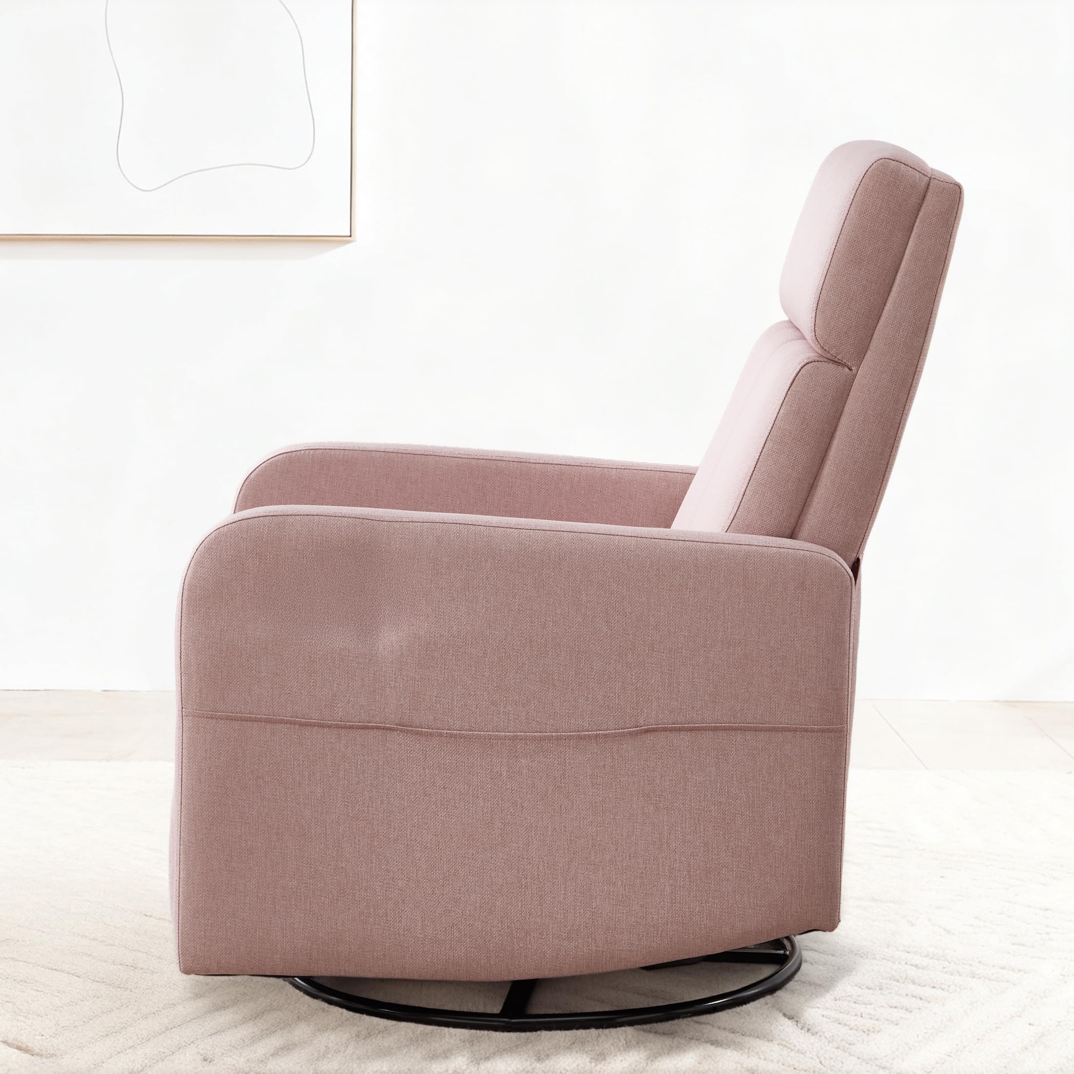 Swivel Rocking Recliner Chair with Footrest