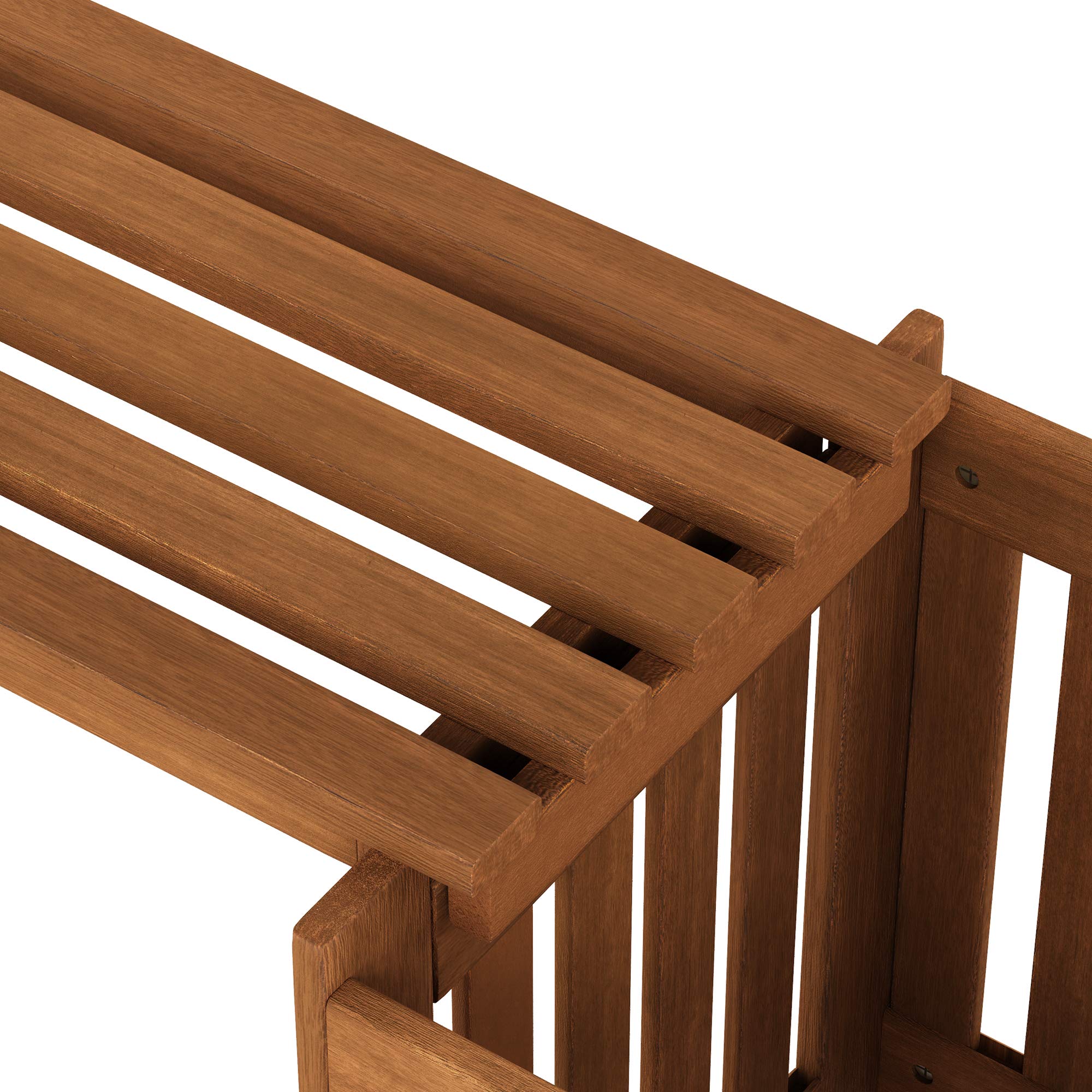 Outdoor Planter Bench with Storage