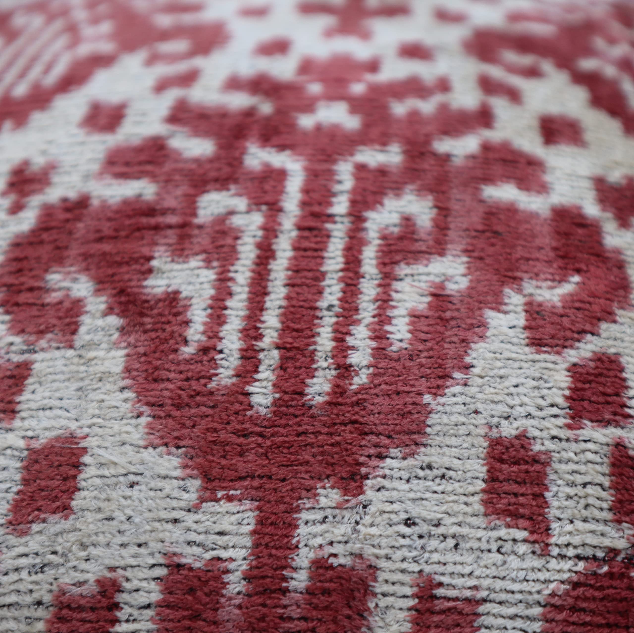 Handmade Silk Velvet Down Feather Throw Pillow 18x18