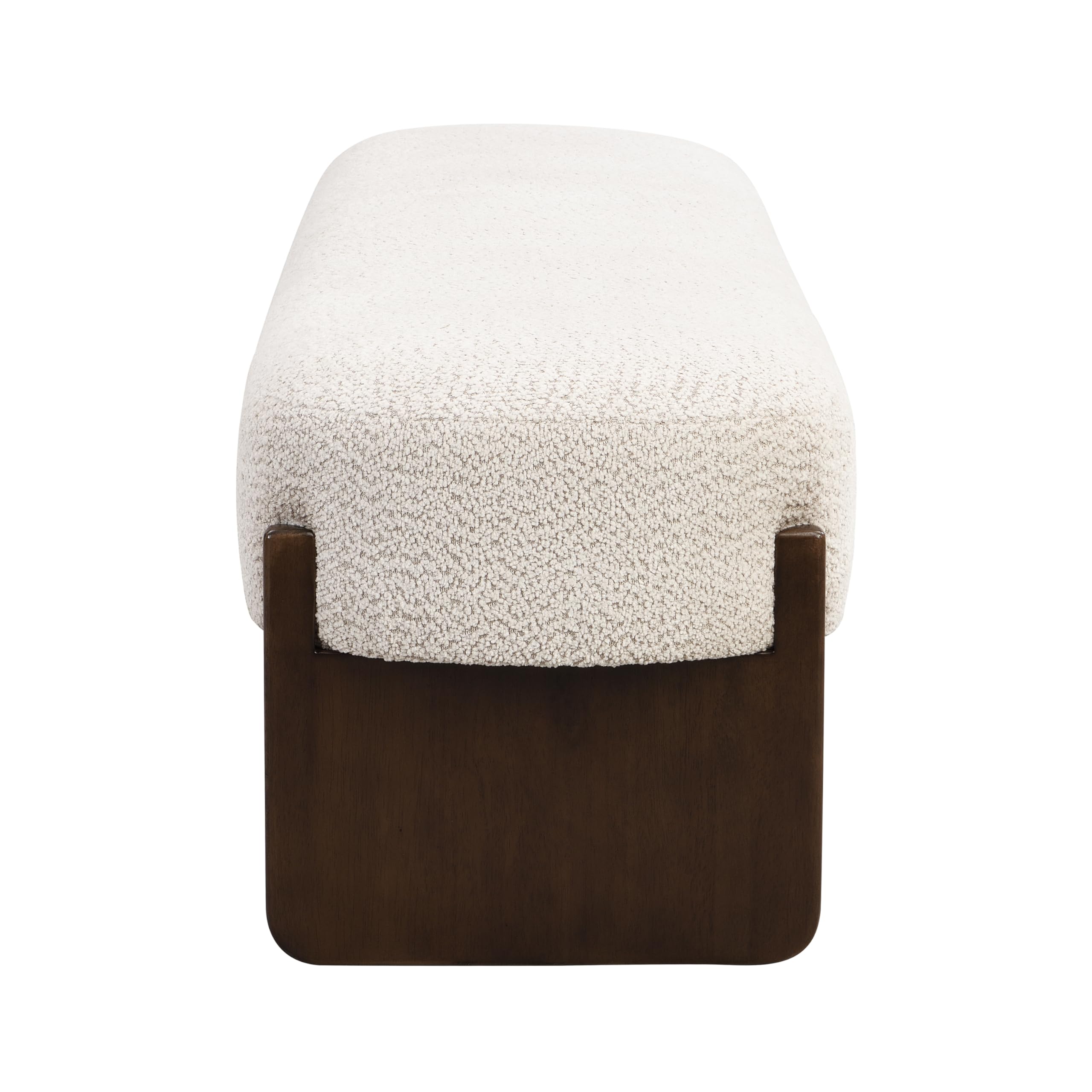 Rectangular Loop Yarn Ottoman Bench