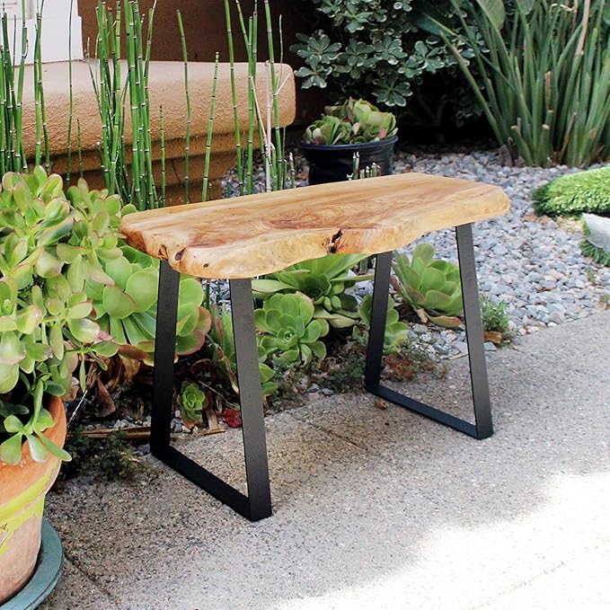 Natural Tree Stump Stool - 19" Live Edge Side Table
