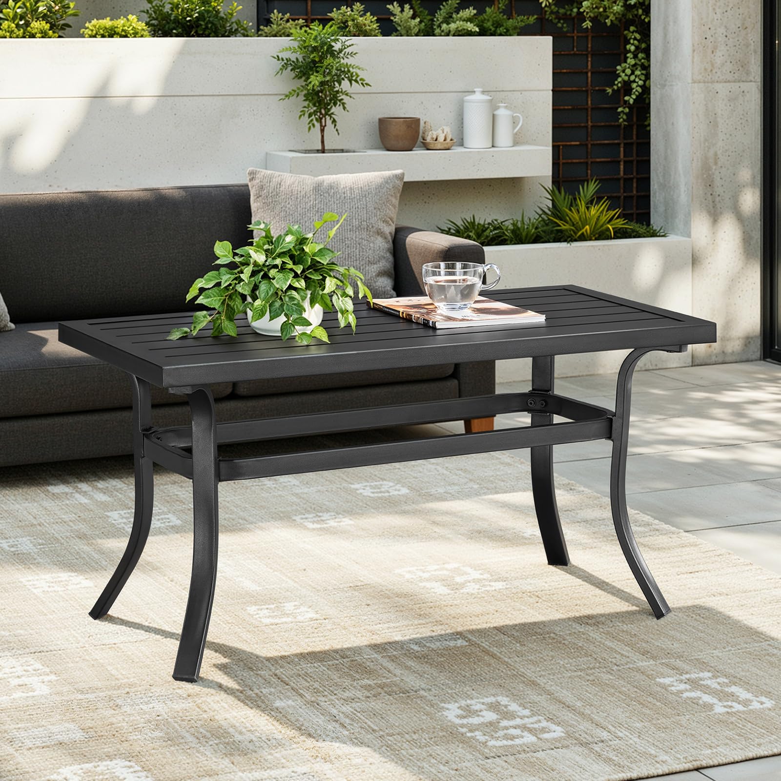 Small Metal Outdoor Coffee Table