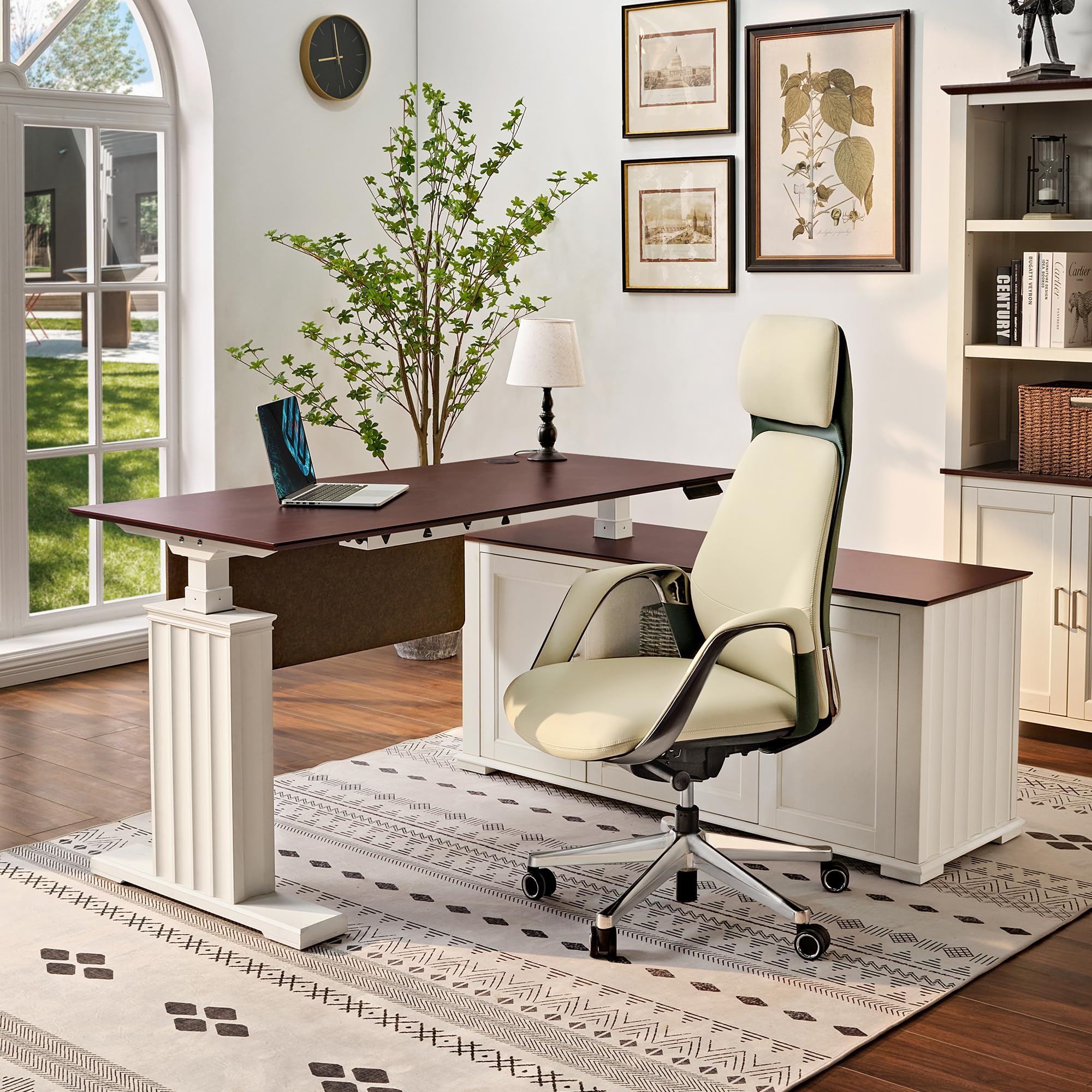 L-Shaped Executive Standing Desk