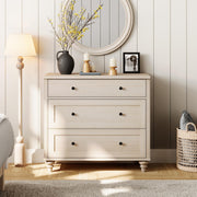 3-Drawer Mid Century Modern Dresser